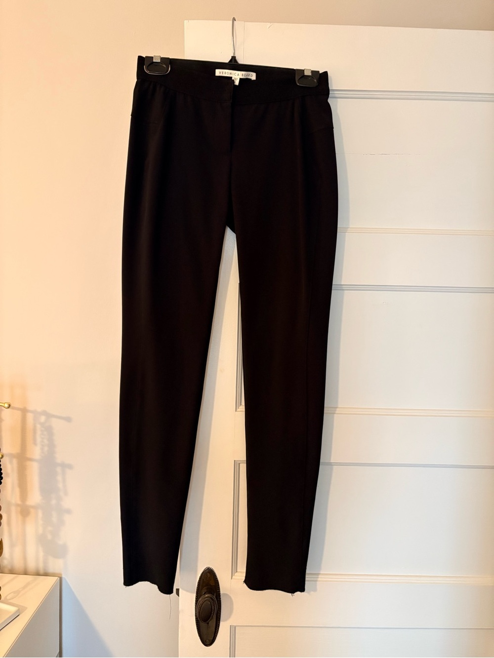 Veronica Beard Black Ribbon Waistband Pants size 0